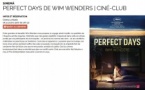 Ciné-Club : "Perfect Days" de Wim Wenders  - Cinéma Le Studio - Bastia 