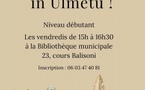 Atelier : Parlemu Corsu in Ulmetu ! (Niveau débutant) - Bibliothèque - Ulmetu