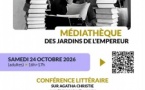 Le Rendez-vous littéraire du mois : Conférence sur Agatha Christie animée par Raphaël Lahlou - Médiathèque des Jardins de l’Empereur - Aiacciu