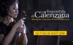 ​Les Rencontres de Calenzana - Programmation estivale 2018