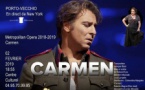 ​Vidéotransmission opéra "CARMEN" en direct du Metropolitan de New York
