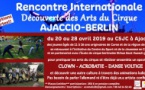 Rencontre Internationale Découverte des Arts du Cirque AJACCIO-BERLIN