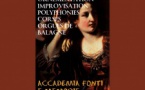 Master-Class de musique ancienne sur l'ornementation et l'improvisation - Accademia Fonti e Memorie / Centre National de Création Musicale Voce - Pigna