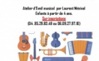 Atelier d’Eveil musical par Laurent Ménival - Médiathèque de Petreto-Bicchisano