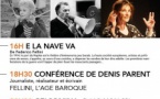 Fellini ! : Film / Conférence / Théâtre - Espace Diamant / Eglise Saint Erasme - Ajaccio