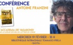 Conférence : "L'Accademia dei vagabondi - Une académie des Belles-Lettres en Corse" par Antoine Franzini - Bibliothèque patrimoniale Tommaso Prelà - Bastia   
