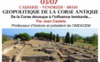 Les causeries champêtres : "Géopolitique de la Corse antique" par Jean Castela - Parc Galea - Taglio-Isolaccio