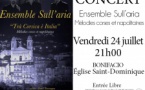 Concert : Ensemble Sull’aria - Église Saint Dominique - Bonifacio