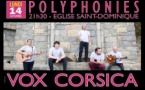 Concert polyphonique du groupe Vox Corsica - Église Saint Dominique - Bonifacio