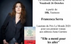 Rencontre Dédicace de Francesca Serra - Librairie la Marge - Ajaccio