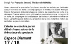 Atelier autour du spectacle Coriolan, dirigé par François Orsoni  - Espace Diamant  - Ajaccio