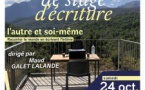 Restitution de stage d'écriture "L'autre et soi-même : Raconter le monde en écrivant l'intime" - L'Aria Corse - Pioggiola