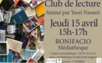 Club de lecture animé par Yassi Nasseri - Médiathèque de Bonifacio 