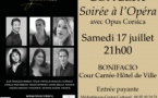 Concert : Soirée à l’Opéra avec Opus Corsica - Cour carrée de l'hôtel de ville - Bonifacio