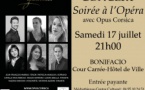 Concert : Soirée à l’Opéra avec Opus Corsica - Cour carrée de l'hôtel de ville - Bonifacio