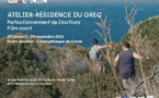 Atelier-résidence Perfectionnement de l'écriture - film court du GREC 2021 avec la Cinémathèque de Corse - Porto-Vecchio