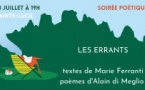 Festival "Lire le monde" : Soirée poétique "Les Errants" - Création - Sainte Lucie de Tallano