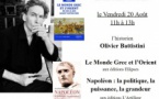 Rencontre avec Olivier Battistini - Librairie la Marge - Ajaccio