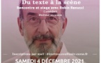Stage de théâtre gratuit avec le  comédien et metteur en scène Robin Renucci - CCU Spaziu Natale Luciani - Corte