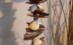 Atelier enfant guirlande bois et coquillage - Parc de Saleccia - Monticello 
