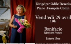 Récital dirigé par Odile Descols / Piano : François Colin - Église Saint-François - Bonifacio