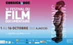 16ème édition du festival du film Documentaire proposé par CORSICADOC - Ajaccio