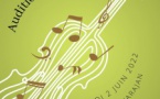 Audition de violon proposée par le Conservatoire Henri Tomasi - Salle Karajan - Ajaccio
