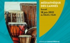 Atelier musical, percussions avec Laurent Ménival - Médiathèque des Cannes - Ajaccio