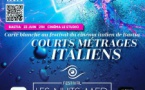 15e édition du Festival Les Nuits MED / "Courts-métrages italiens" - Studio cinéma - Bastia 