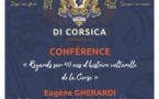 Conférence "Regards sur 40 ans d'histoire culturelle de la Corse" animée par Eugène Gherardi - ADECEC - Cervioni