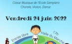 Spectacle de la classe Musique de l'Ecole Sampiero "Voyage autour du monde" proposé par le Conservatoire Henri Tomasi - Halle du Marché - Ajaccio