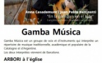 Gamba Música avec Anna Casademunt et Juan Pablo Bettinotti - Église - Arbori