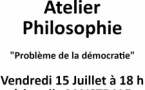 Atelier philosophie : "Problème de la démocratie" avec Christian LAZZERI, professeur de philosophie - Salle Maistrale - Marignana