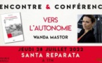 Rencontre avec Wanda Mastor - Salle de la mairie - Santa-Reparata-di-Balagna