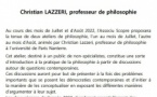 Atelier Philosophie « La solidarité » animé par Christian LAZZERI, professeur de philosophie - Salle Maistrale - Marignana