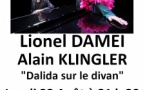 Spectacle "Dalida sur le divan" de Lionel Damei et Alain Klinger  - Salle Maistrale - Marignana