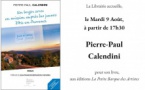 Dédicace de Pierre-Paul Calendini - Librairie la Marge - Ajaccio