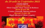 Concert : Olivier Cangelosi, piano : Sonates de Beethoven / 19ème édition du Festival International de Chant Lyrique de Canari