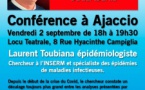 Conférence "COVID 19 une autre vision de l'épidémie" par le Dr - épidémiologiste Laurent Toubiana - Spaziu Culturali Locu Teatrale - Ajaccio