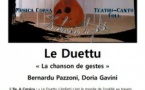 Le Duettu « La chanson de gestes » avec Bernardu Pazzoni et Doria Gavini - Salle de fêtes - Lopigna