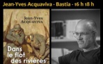 Signature : Jean-Yves Acquaviva - "Dans le flot des rivières" - Librairie Papi - Bastia