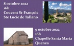Concerts "Voyage dans l'Europe baroque" - Couvent Saint-François - Sainte Lucie de Tallano