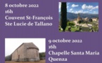 Concerts "Voyage dans l'Europe baroque" - Chapelle Santa Maria - Quenza