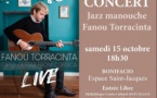 Concert de Jazz manouche avec Fanou Torracinta - Espace Saint-Jacques - Bonifacio