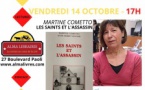 Rencontre littéraire avec Martine Cometto autour de son ouvrage "Les saints et l'assassin" - Librairie Alma - Bastia 