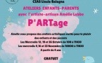 Ateliers artistiques Enfants-Parents avec l'artiste-artisan Amélie Labbe  - Spaziu sucioculturale - La Fabrique Citoyenne - L'Île Rousse 