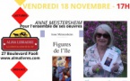 Rencontre littéraire avec Anne Meistersheim autour de l'ensemble de ses oeuvres - Librairie Alma - Bastia 