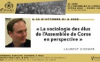 40 anni di l'Assemblea di Corsica / Conférence "La sociologie des élus de l'Assemblée de Corse en perspective" par Laurent Godmer - Palazzu di a Cullettività - Ajaccio