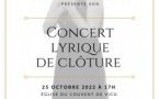 Concert de clôture de l'Académie Lyrique "Art'eCultura" - Couvent  - Vico