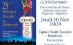 Rencontres Musicales de Méditerranée - Espace Saint-Jacques - Bonifacio